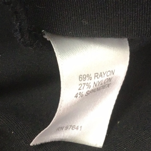 J. Jill Wearever Women’s Large Ponte Knit Pants Black Slim Leggings - Picture 3 of 8